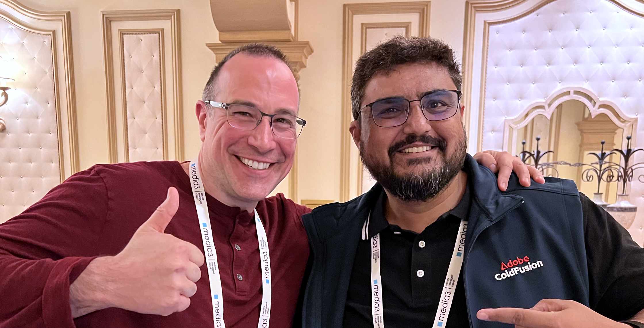 Ben Nadel at CF Summit West 2026 (Las Vegas) with: Abdul Raheem