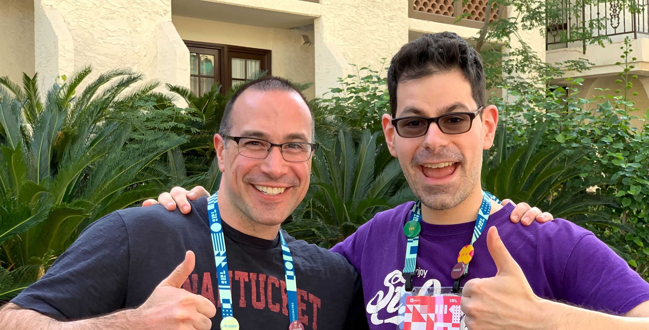 Ben Nadel at InVision In Real Life (IRL) 2019 (Phoenix, AZ) with: Adam DiCarlo