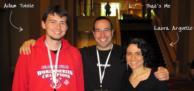 Ben Nadel at CFUNITED 2010 (Landsdown, VA) with: Adam Tuttle and Laura Arguello
