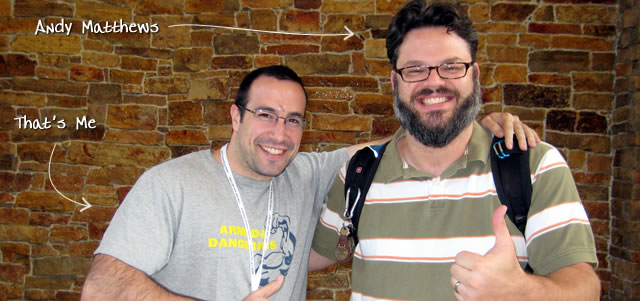 Ben Nadel at CFUNITED 2009 (Lansdowne, VA) with: Andy Matthews