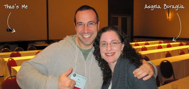 Ben Nadel at cf.Objective() 2011 (Minneapolis, MN) with: Angela Buraglia
