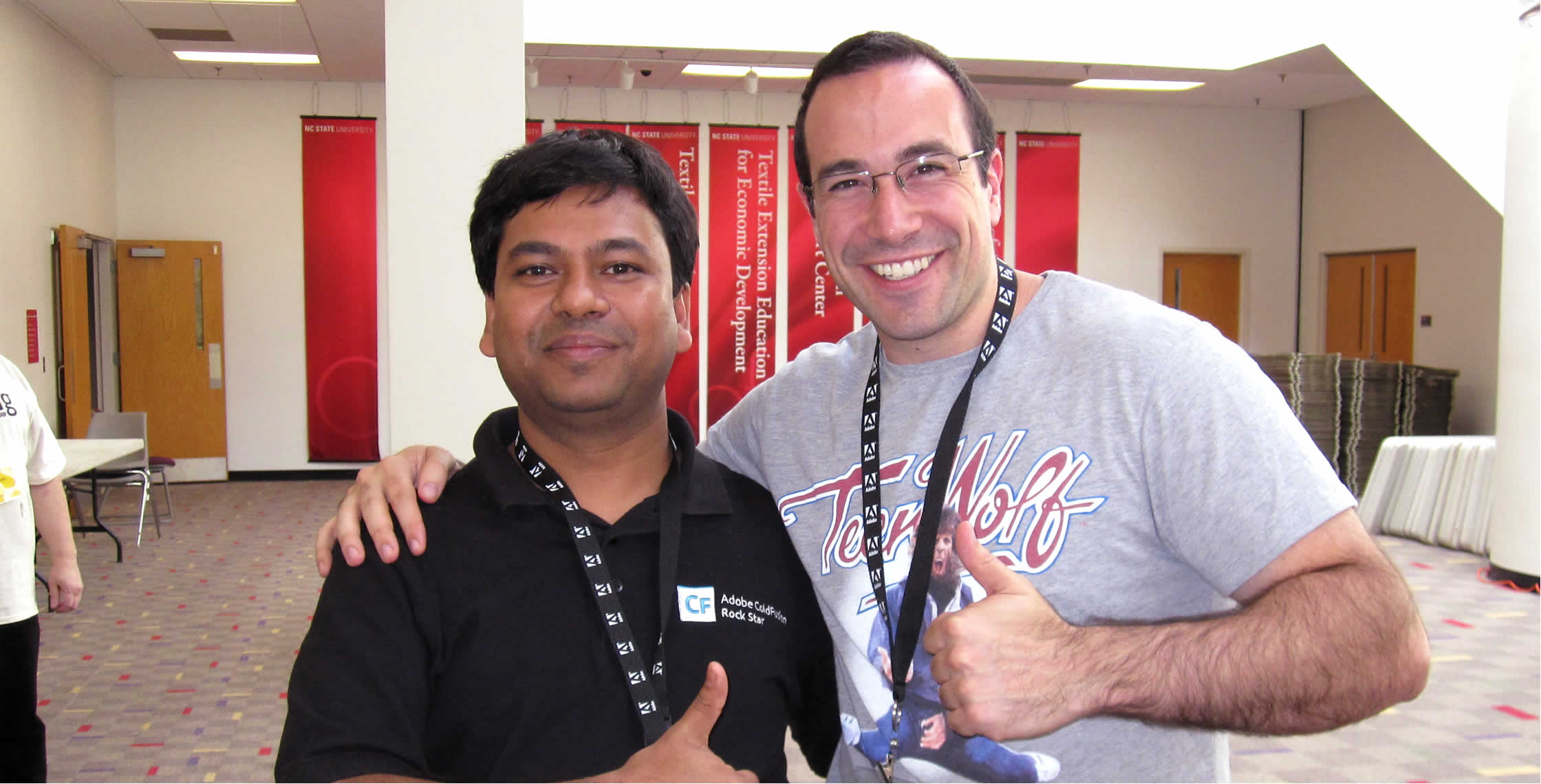 Ben Nadel at NCDevCon 2011 (Raleigh, NC) with: Awdhesh Kumar