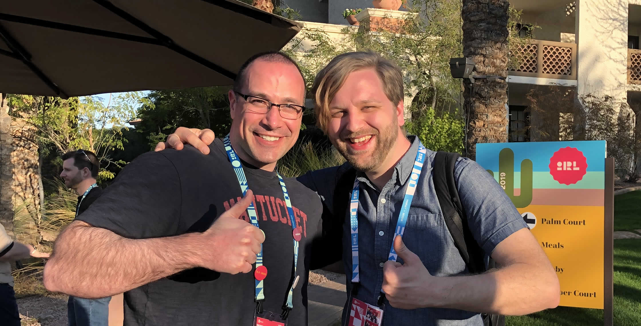 Ben Nadel at InVision In Real Life (IRL) 2019 (Phoenix, AZ) with: Ben Michel