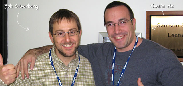 Ben Nadel at CFinNC 2009 (Raleigh, North Carolina) with: Bob Silverberg
