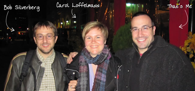 Ben Nadel at RIA Unleashed (Nov. 2010) with: Bob Silverberg and Carol Loffelmann