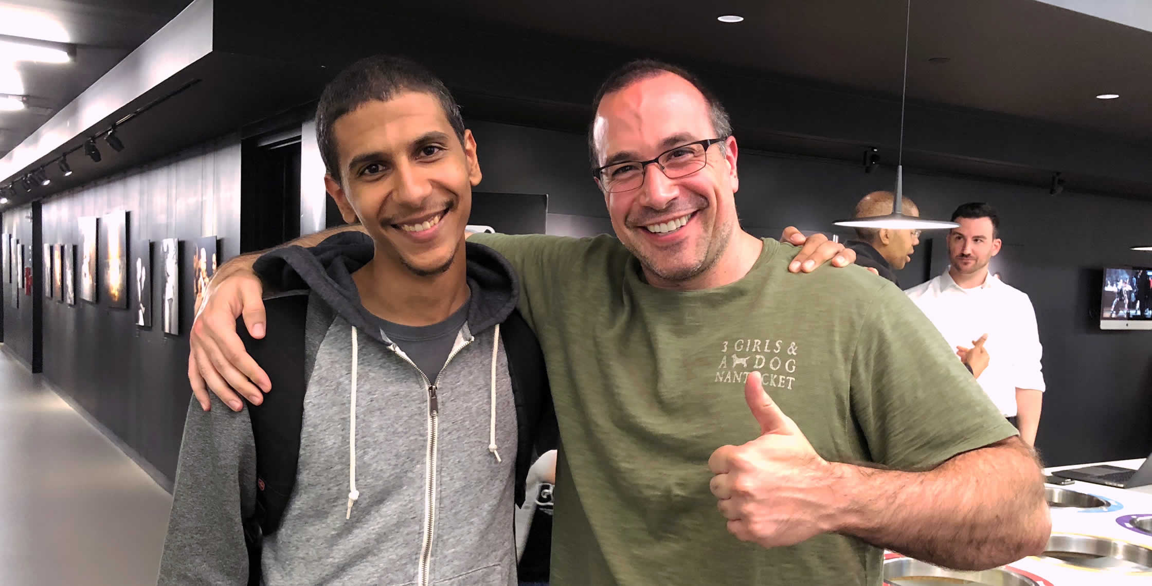 Ben Nadel at the NYC Node.js Meetup (Sep. 2018) with: Brandon Silva