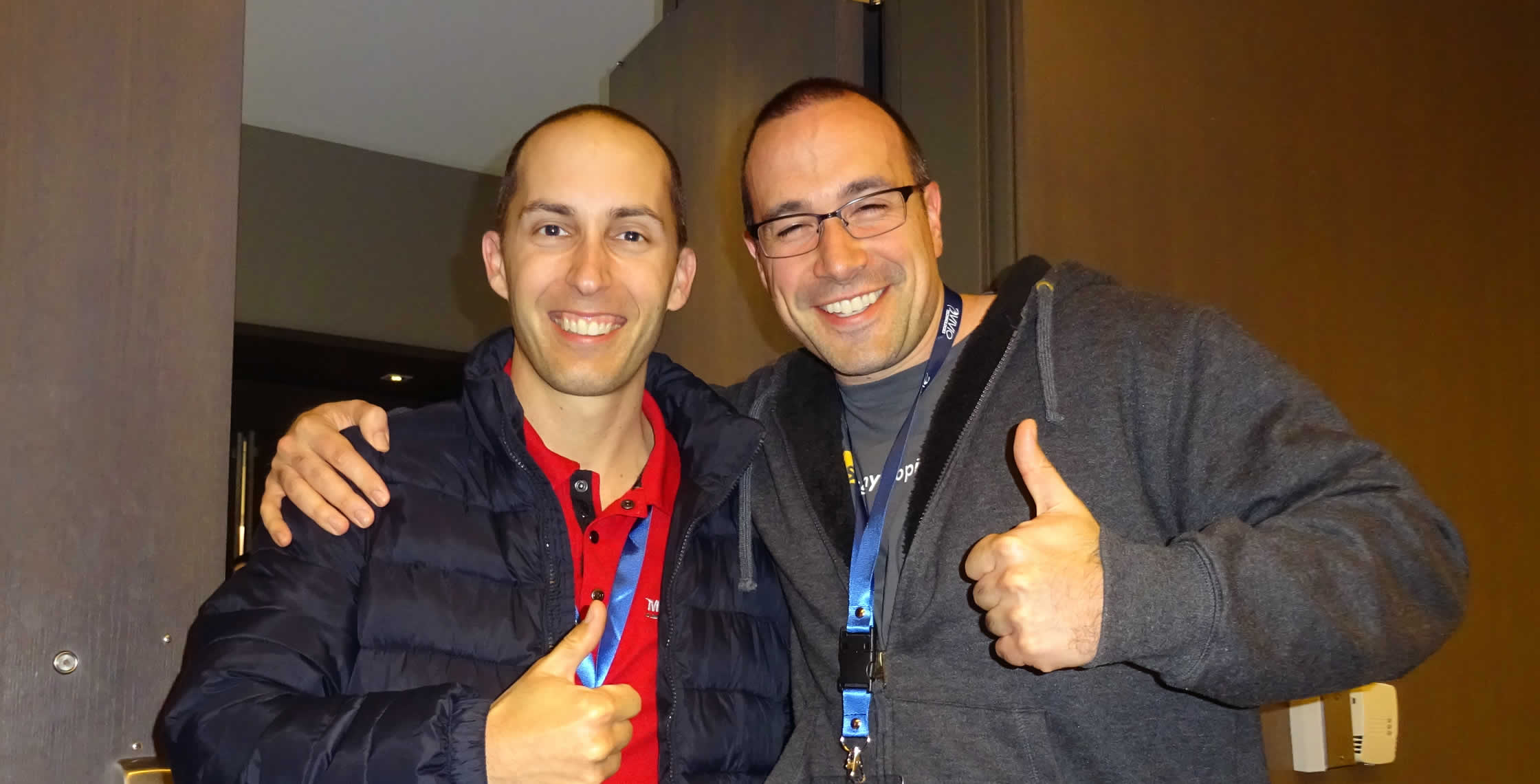 Ben Nadel at dev.Objective() 2015 (Bloomington, MN) with: Brian Ghidinelli