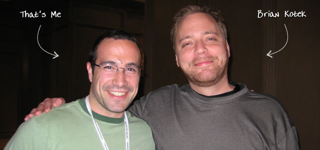 Ben Nadel at CFUNITED 2009 (Lansdowne, VA) with: Brian Kotek
