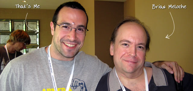 Ben Nadel at CFUNITED 2009 (Lansdowne, VA) with: Brian Meloche
