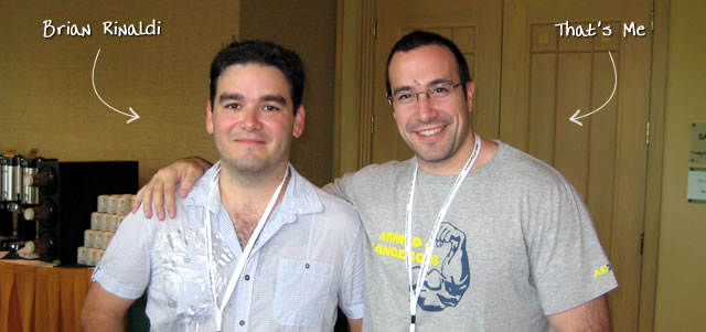 Ben Nadel at CFUNITED 2009 (Lansdowne, VA) with: Brian Rinaldi