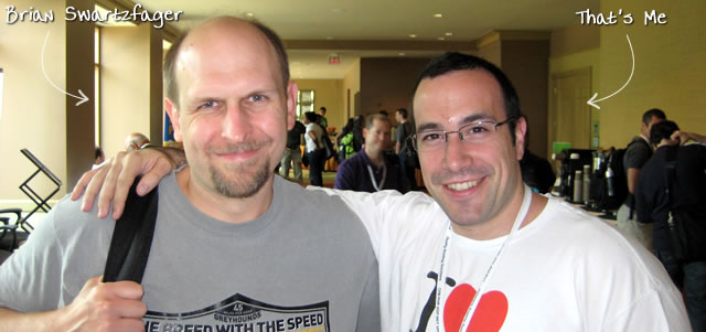 Ben Nadel at CFUNITED 2009 (Lansdowne, VA) with: Brian Swartzfager