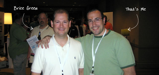 Ben Nadel at CFUNITED 2009 (Lansdowne, VA) with: Brice Green