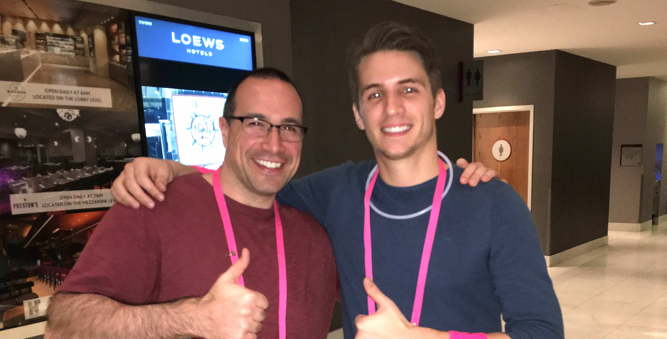 Ben Nadel at InVision In Real Life (IRL) 2018 (Hollywood, CA) with: Casey Flynn