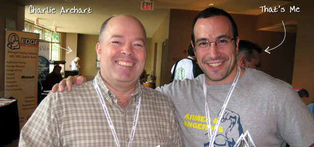 Ben Nadel at CFUNITED 2009 (Lansdowne, VA) with: Charlie Arehart