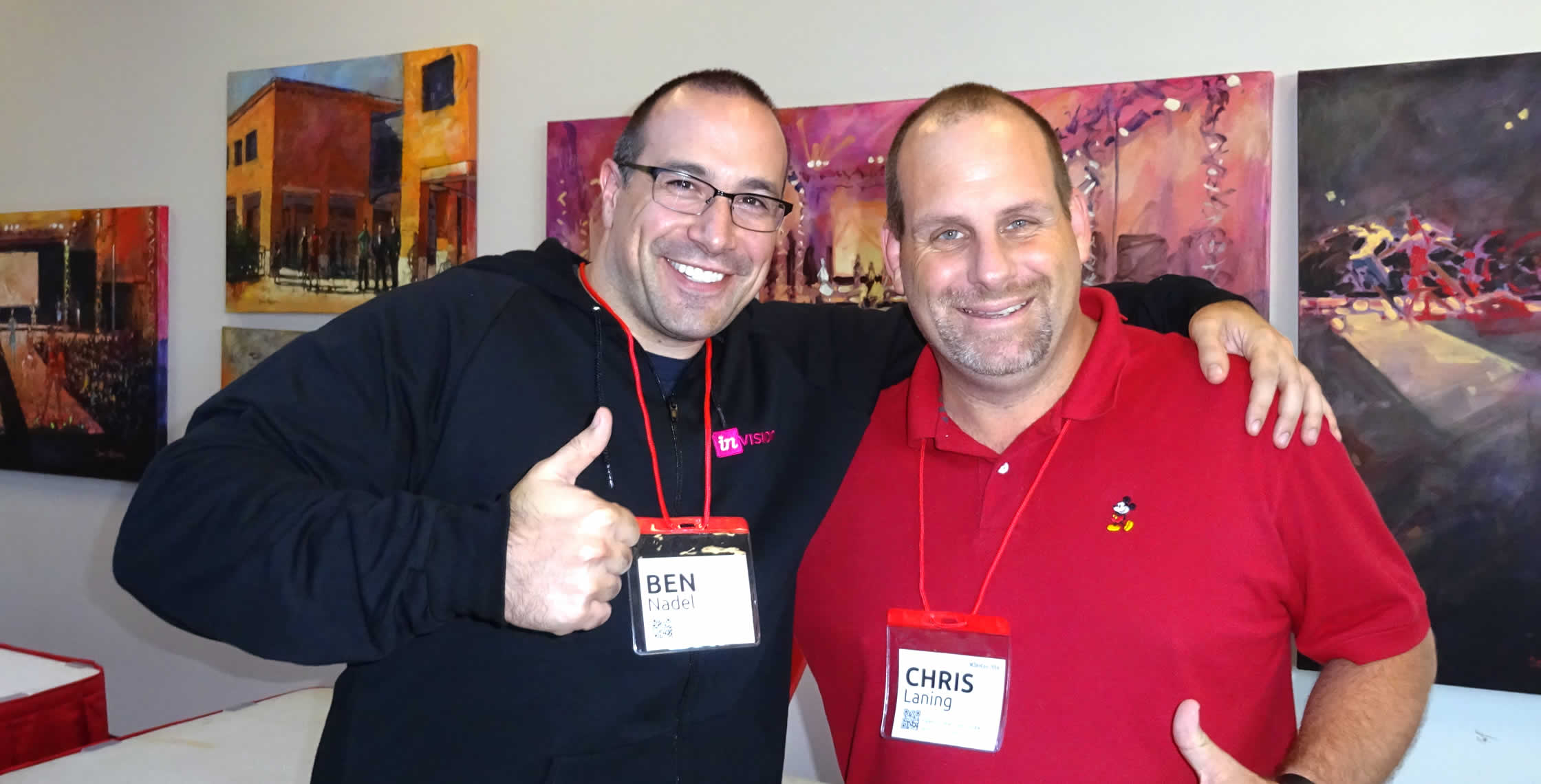 Ben Nadel at NCDevCon 2016 (Raleigh, NC) with: Chris Laning