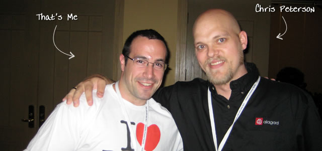 Ben Nadel at CFUNITED 2009 (Lansdowne, VA) with: Chris Peterson