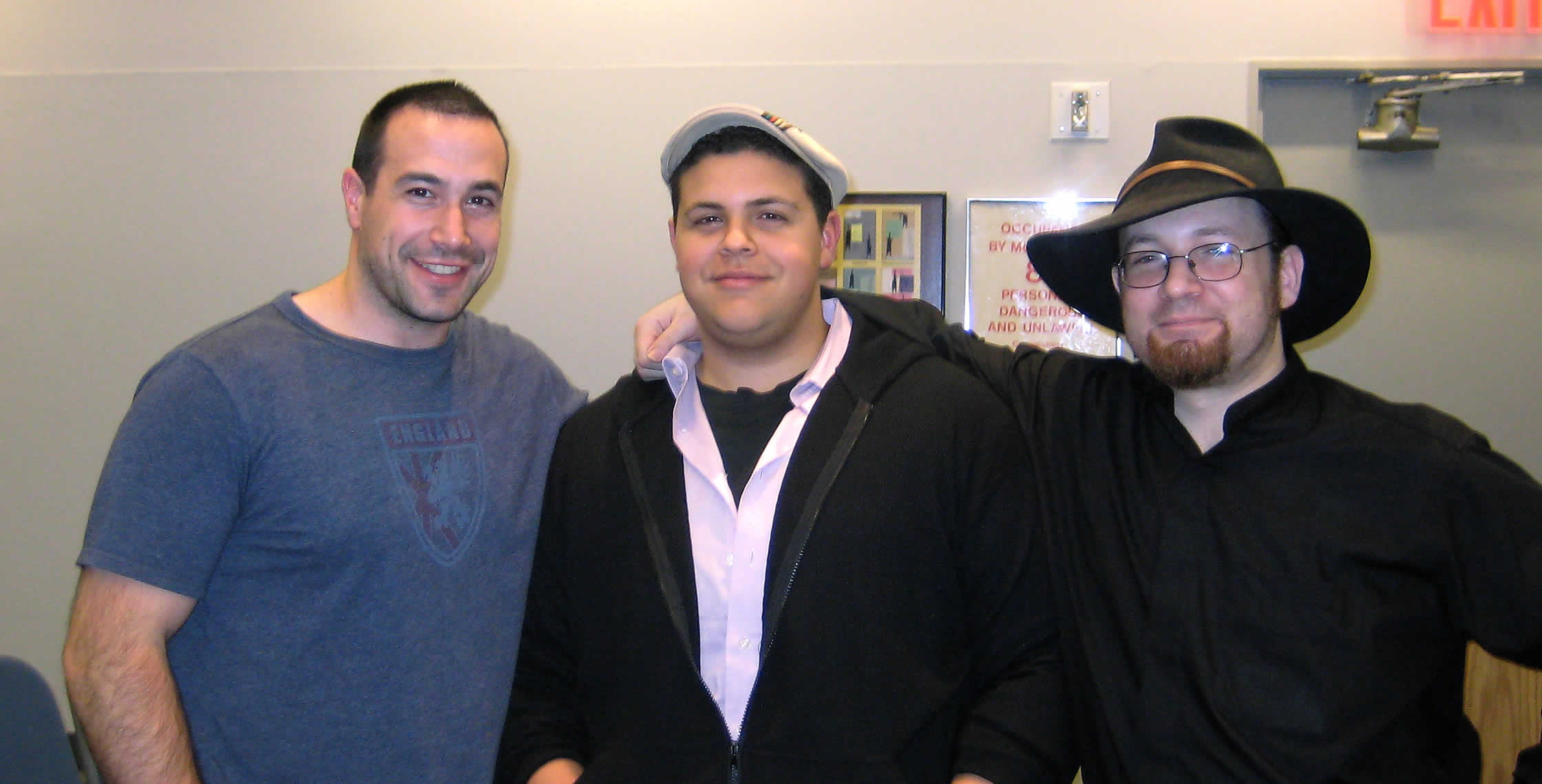 Ben Nadel at the New York ColdFusion User Group (Dec. 2008) with: Clark Valberg and Michael Dinowitz