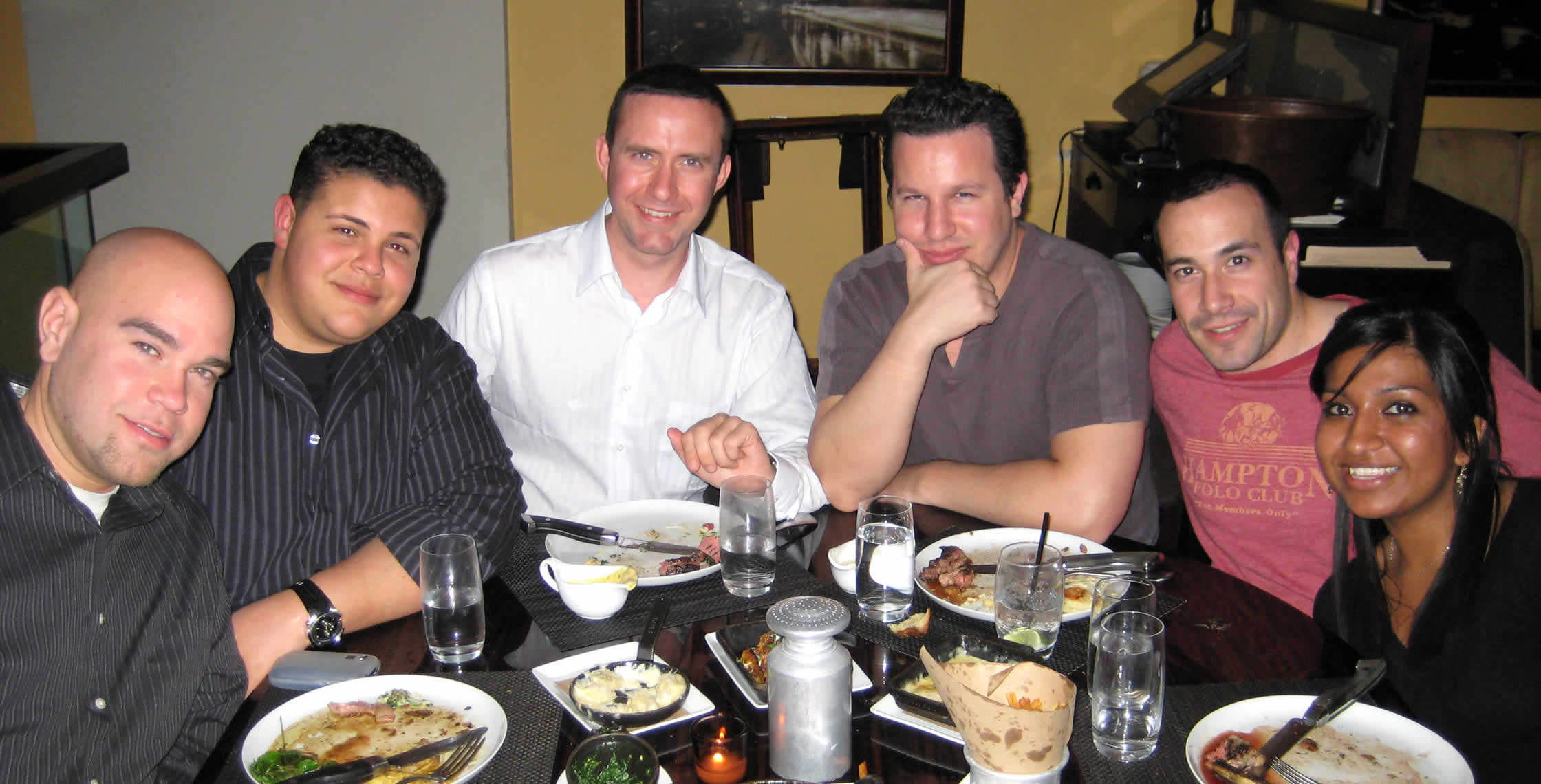 Ben Nadel at the New York ColdFusion User Group (Apr. 2008) with: Clark Valberg, Peter Bell, Rob Gonda, and Nafisa Sabu