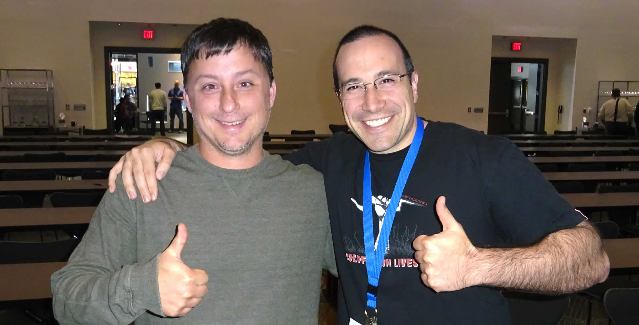 Ben Nadel at cf.Objective() 2014 (Bloomington, MN) with: Dan Wilson