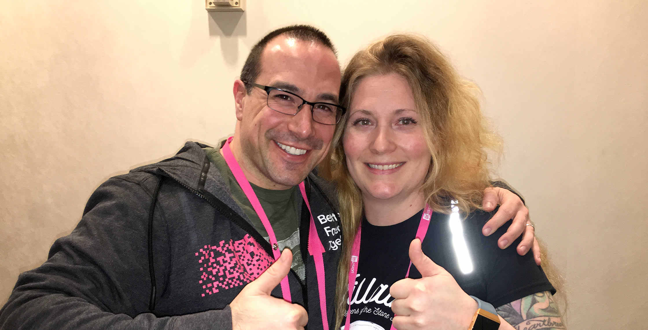Ben Nadel at InVision In Real Life (IRL) 2018 (Hollywood, CA) with: Dana Lawson