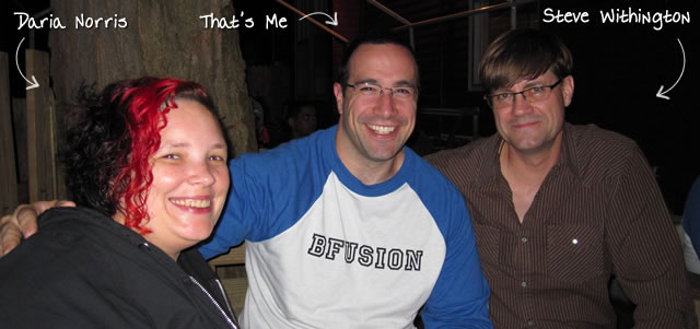 Ben Nadel at BFusion / BFLEX 2010 (Bloomington, Indiana) with: Daria Norris and Steve Withington