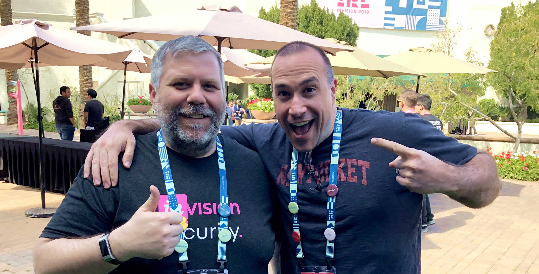 Ben Nadel at InVision In Real Life (IRL) 2019 (Phoenix, AZ) with: David Epler