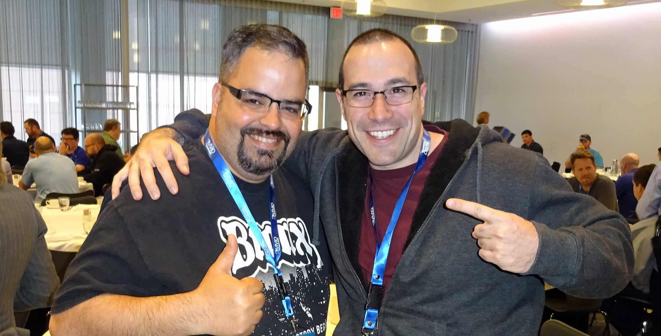 Ben Nadel at dev.Objective() 2015 (Bloomington, MN) with: Gabriel Perez
