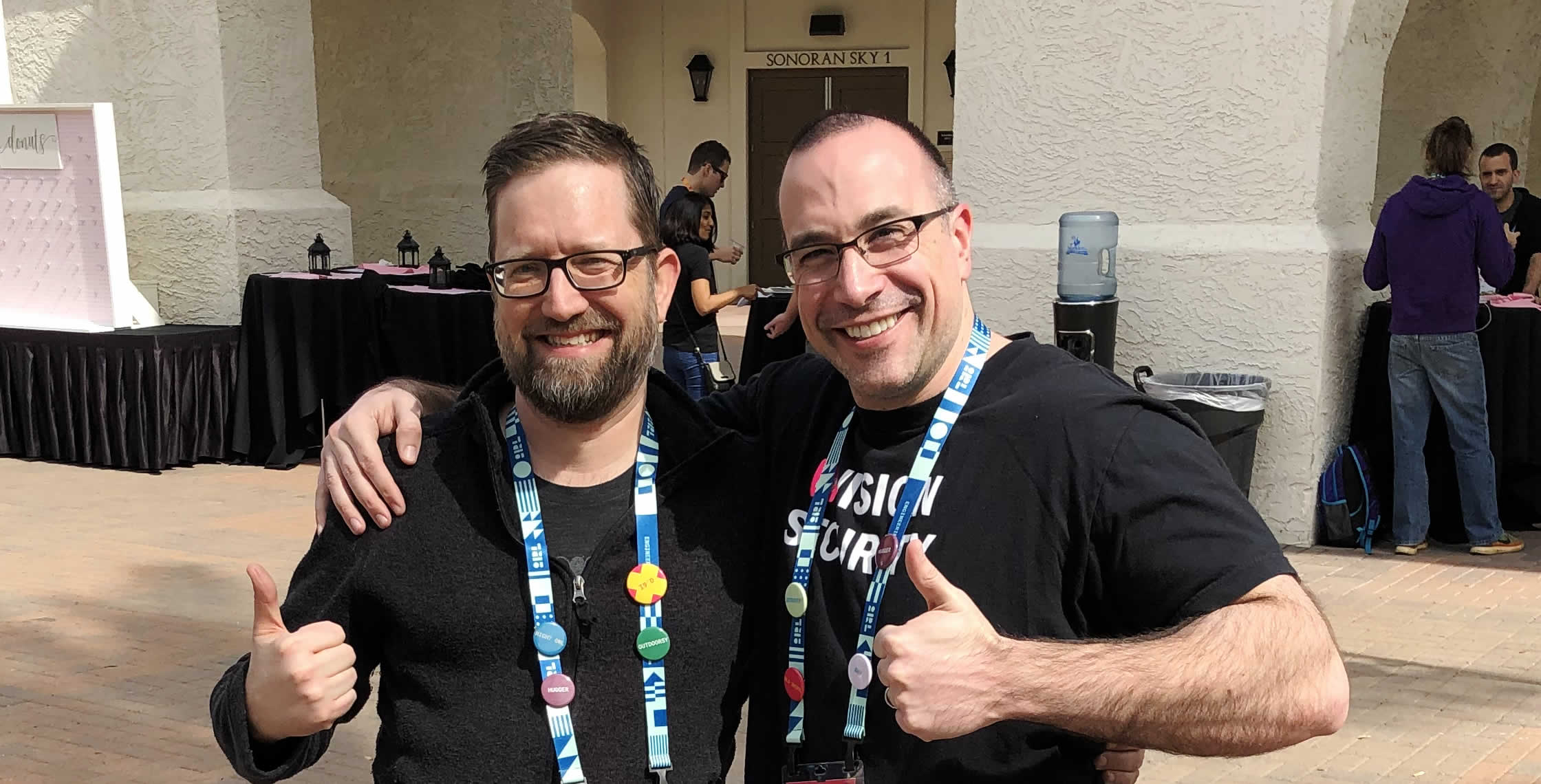 Ben Nadel at InVision In Real Life (IRL) 2019 (Phoenix, AZ) with: Gabriel Zeck