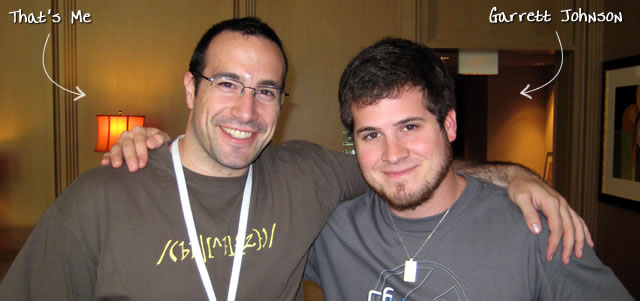 Ben Nadel at CFUNITED 2009 (Lansdowne, VA) with: Garrett Johnson