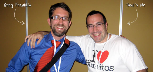 Ben Nadel at CFUNITED 2009 (Lansdowne, VA) with: Greg Franklin