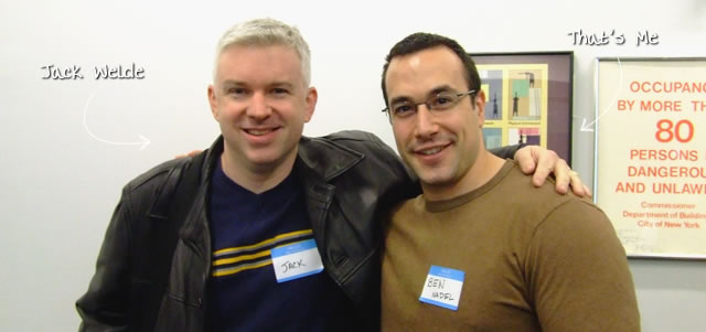 Ben Nadel at the New York ColdFusion User Group (Feb. 2009) with: Jack Welde