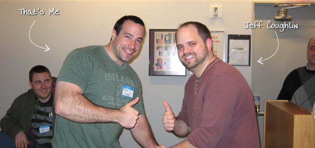 Ben Nadel at the New York ColdFusion User Group (Mar. 2009) with: Jeff Coughlin
