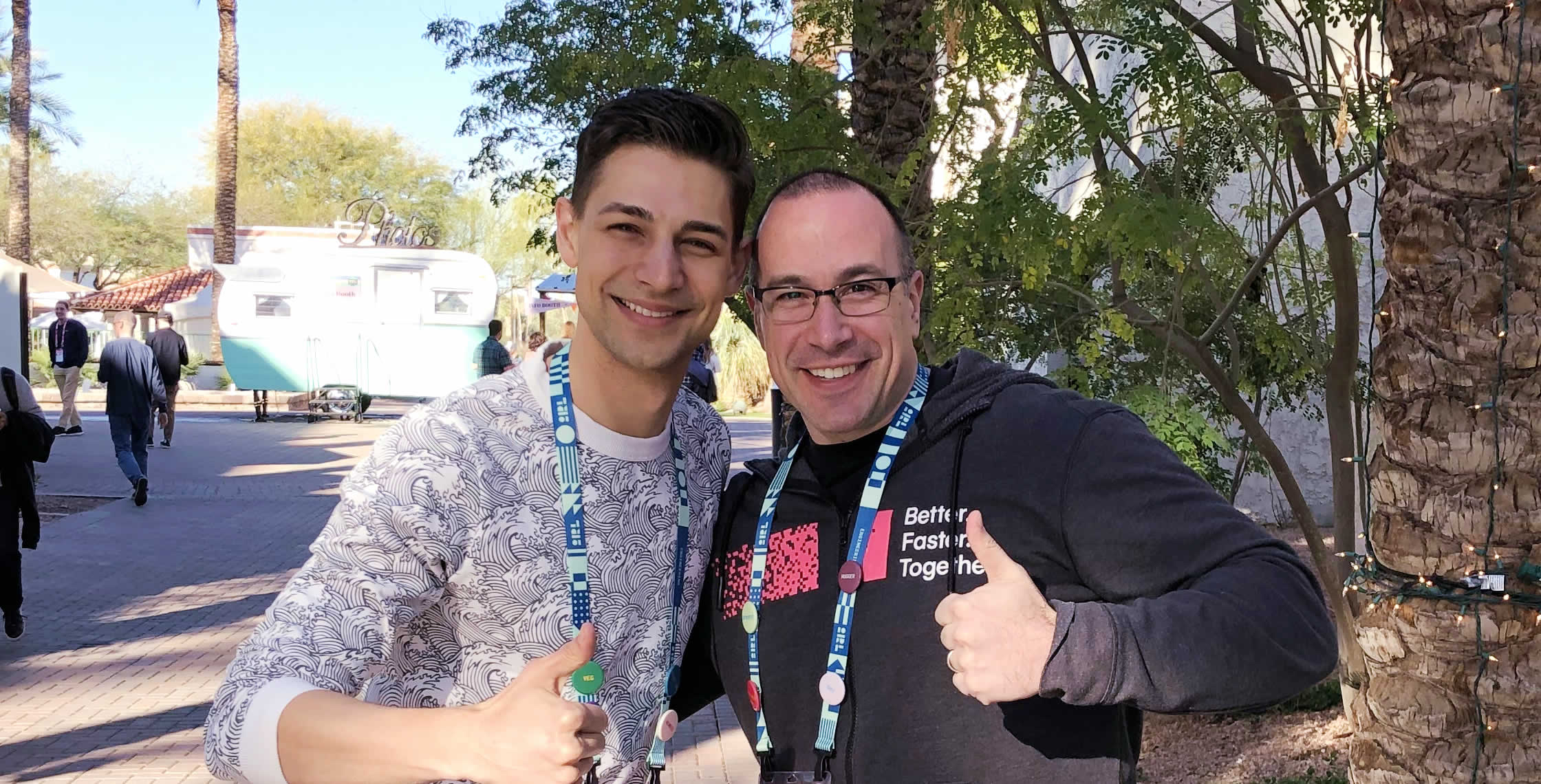 Ben Nadel at InVision In Real Life (IRL) 2019 (Phoenix, AZ) with: Jeremiah Lee
