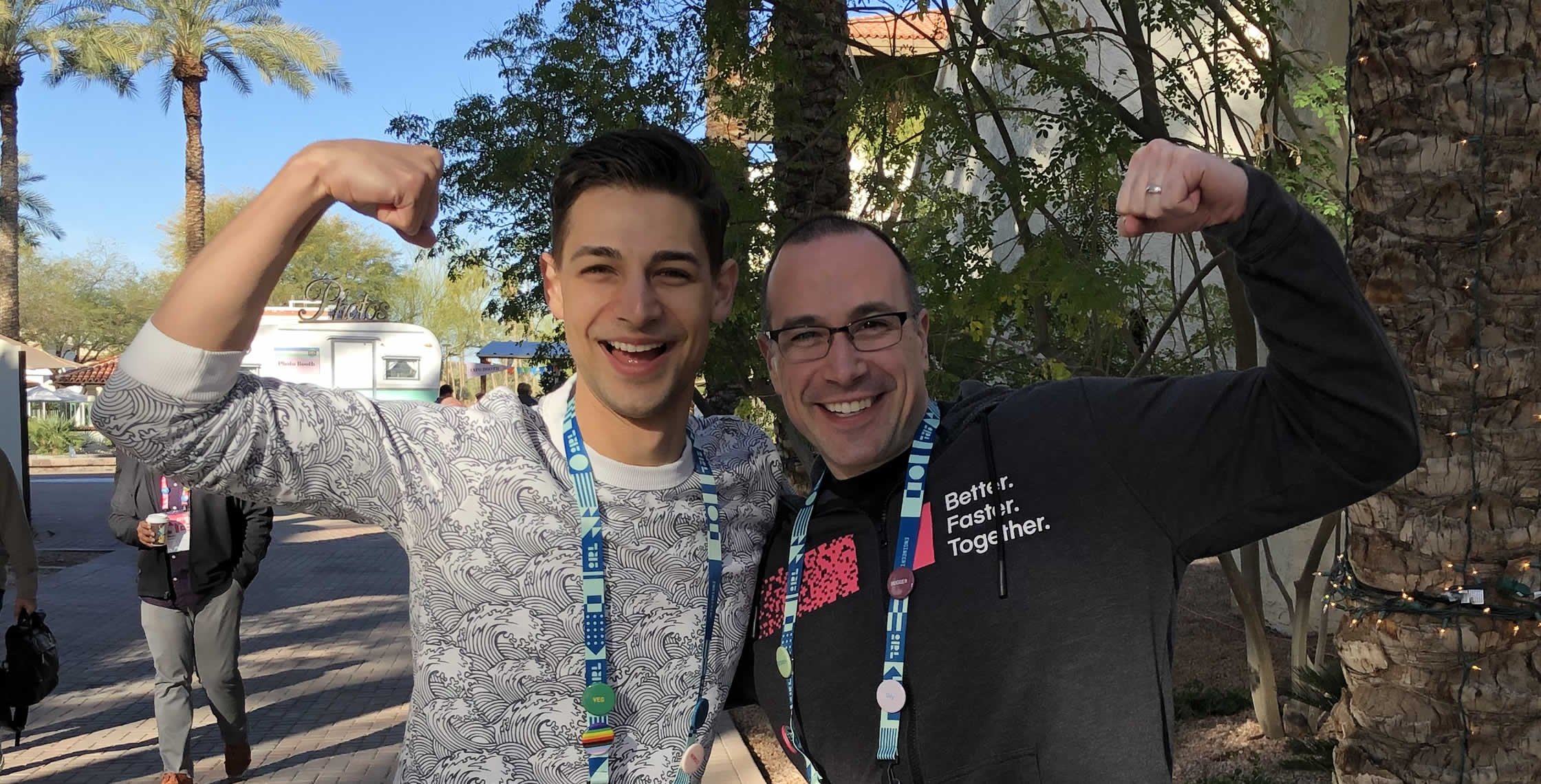 Ben Nadel at InVision In Real Life (IRL) 2019 (Phoenix, AZ) with: Jeremiah Lee