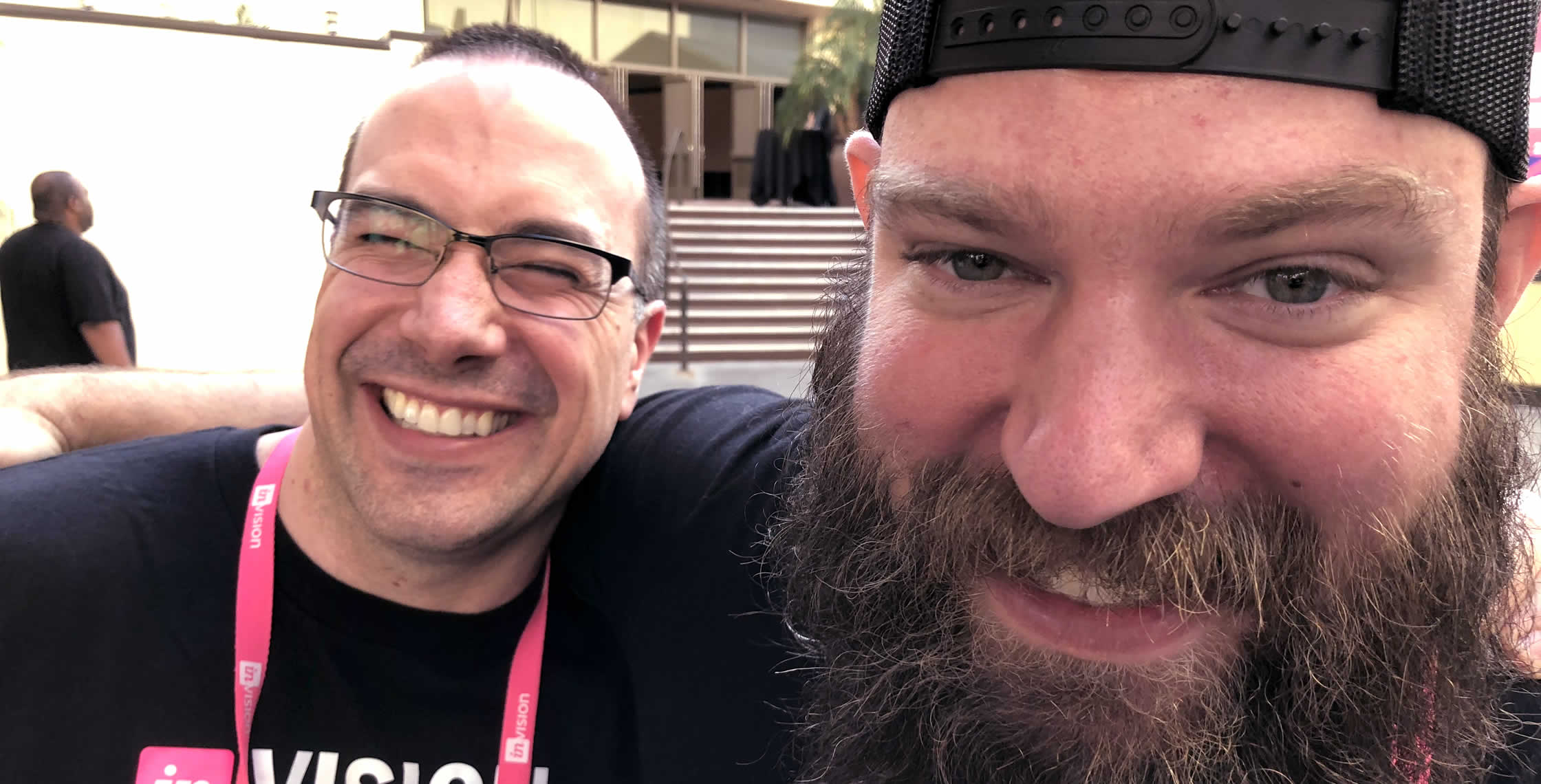 Ben Nadel at InVision In Real Life (IRL) 2018 (Hollywood, CA) with: Jesse Dearing