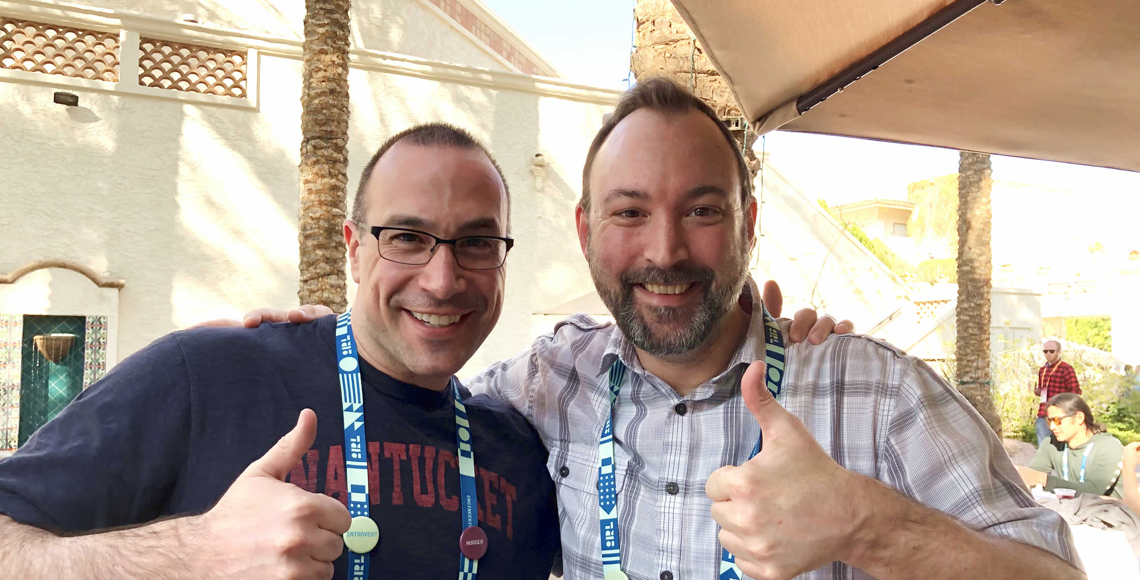 Ben Nadel at InVision In Real Life (IRL) 2019 (Phoenix, AZ) with: Joe Gores