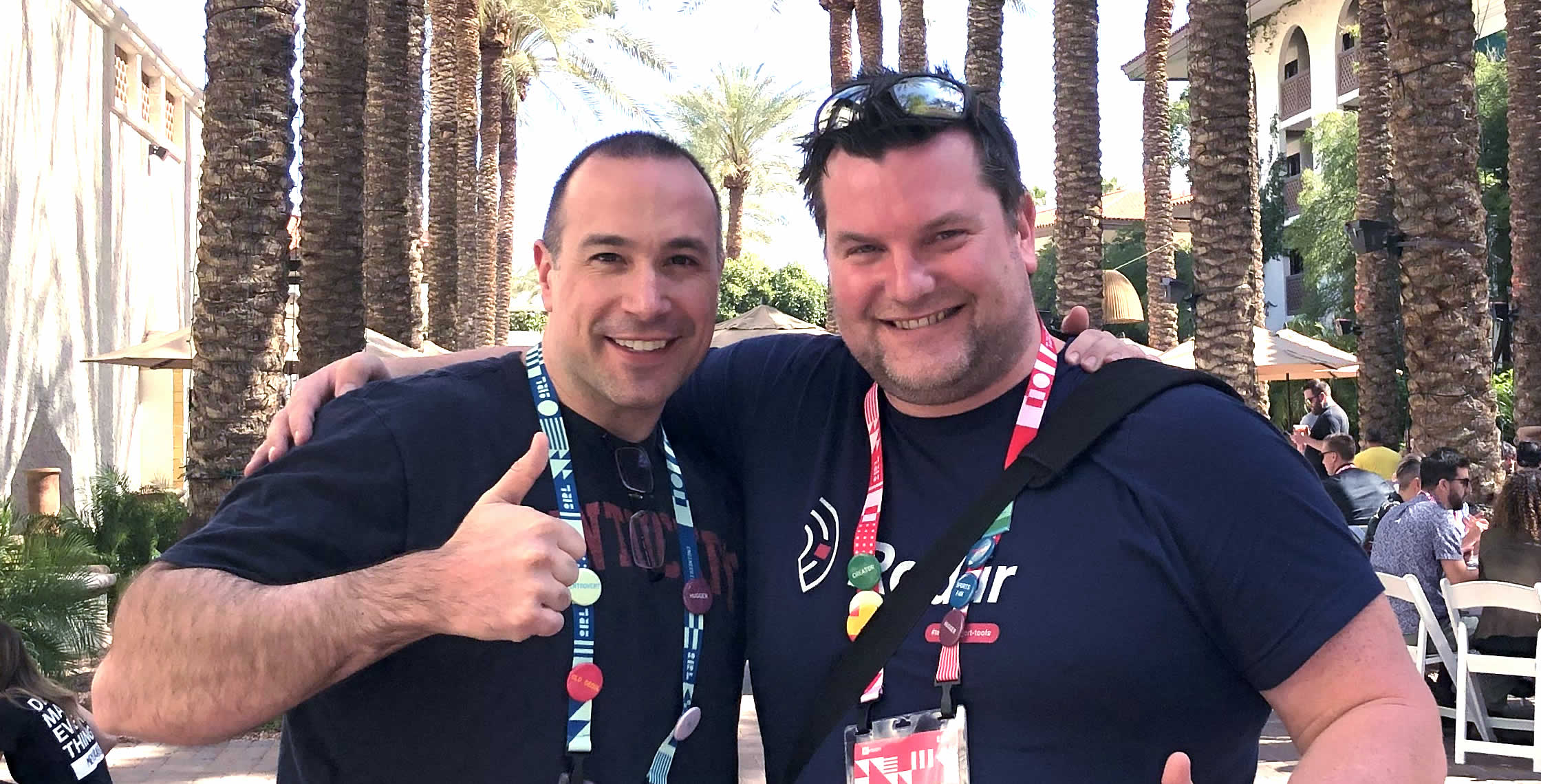Ben Nadel at InVision In Real Life (IRL) 2019 (Phoenix, AZ) with: Joel Taylor