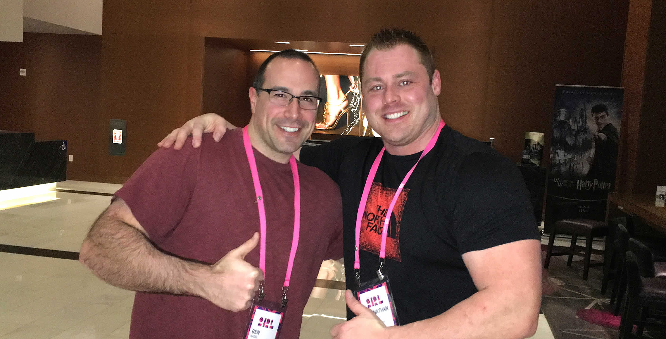 Ben Nadel at InVision In Real Life (IRL) 2018 (Hollywood, CA) with: Johnathan Hunt