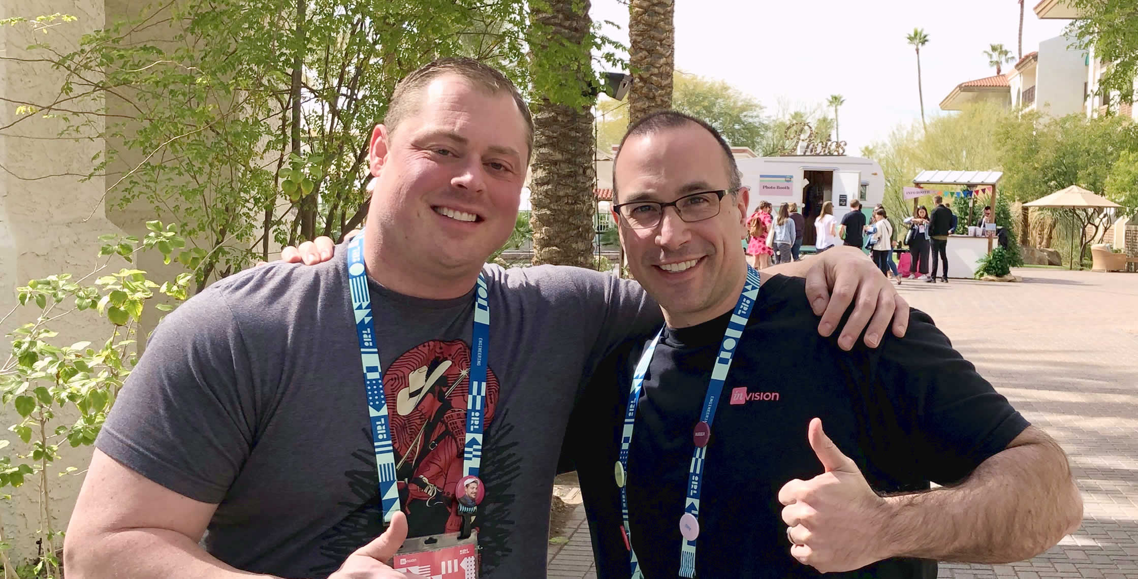 Ben Nadel at InVision In Real Life (IRL) 2019 (Phoenix, AZ) with: Johnathan Hunt