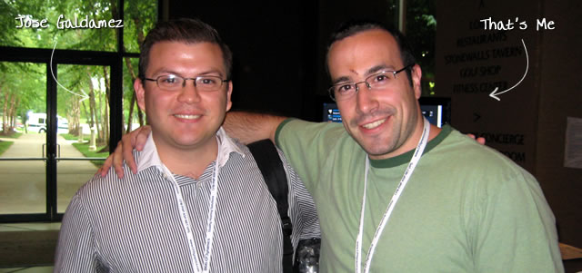 Ben Nadel at CFUNITED 2009 (Lansdowne, VA) with: Jose Galdamez