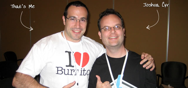 Ben Nadel at CFUNITED 2009 (Lansdowne, VA) with: Joshua Cyr