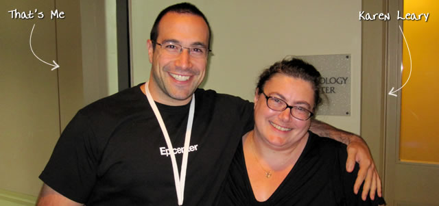 Ben Nadel at CFUNITED 2010 (Landsdown, VA) with: Karen Leary