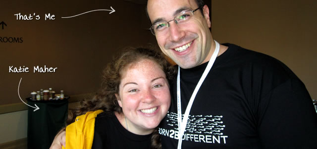 Ben Nadel at CFUNITED 2010 (Landsdown, VA) with: Katie Maher