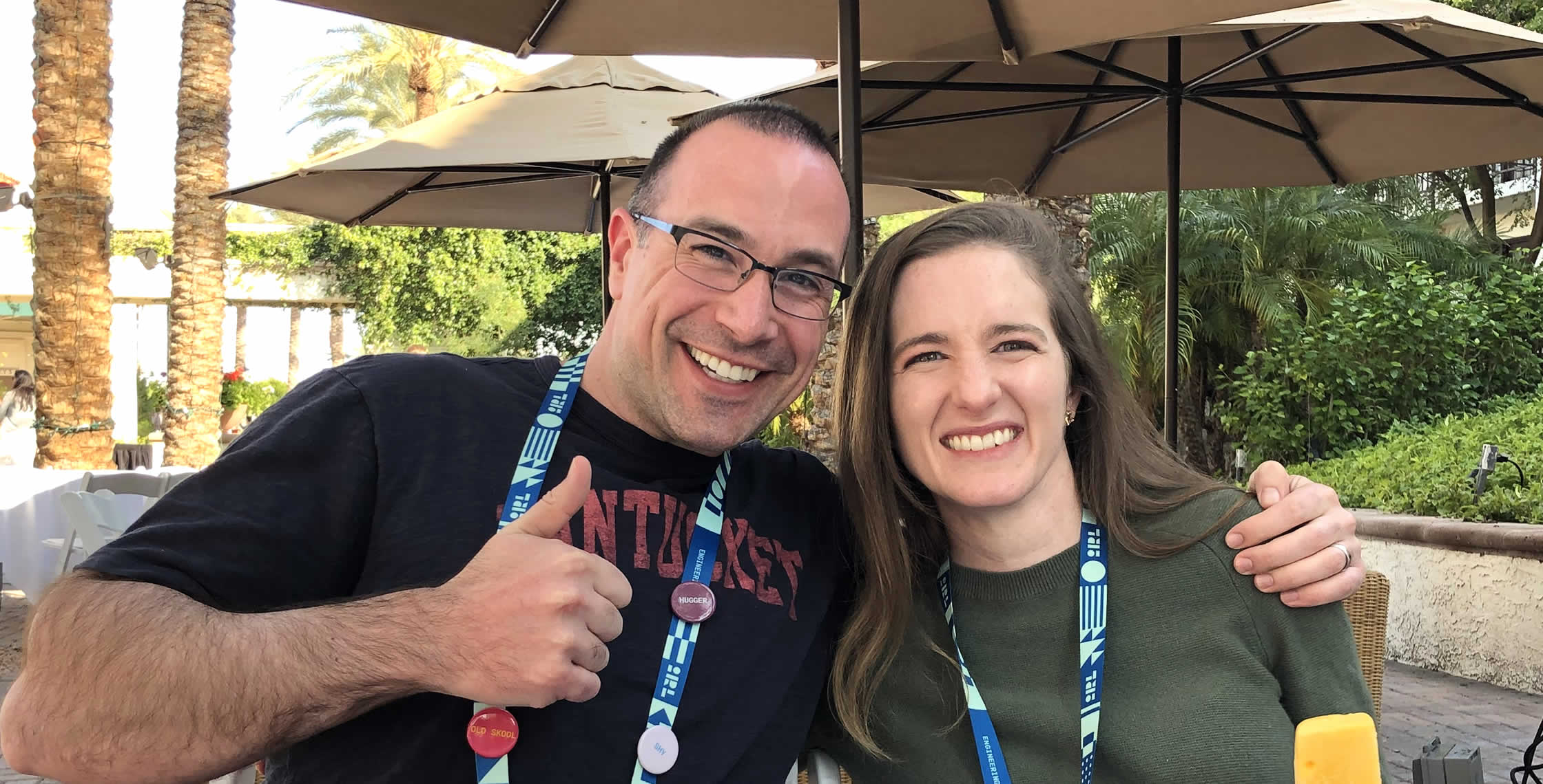 Ben Nadel at InVision In Real Life (IRL) 2019 (Phoenix, AZ) with: Keeley Hammond