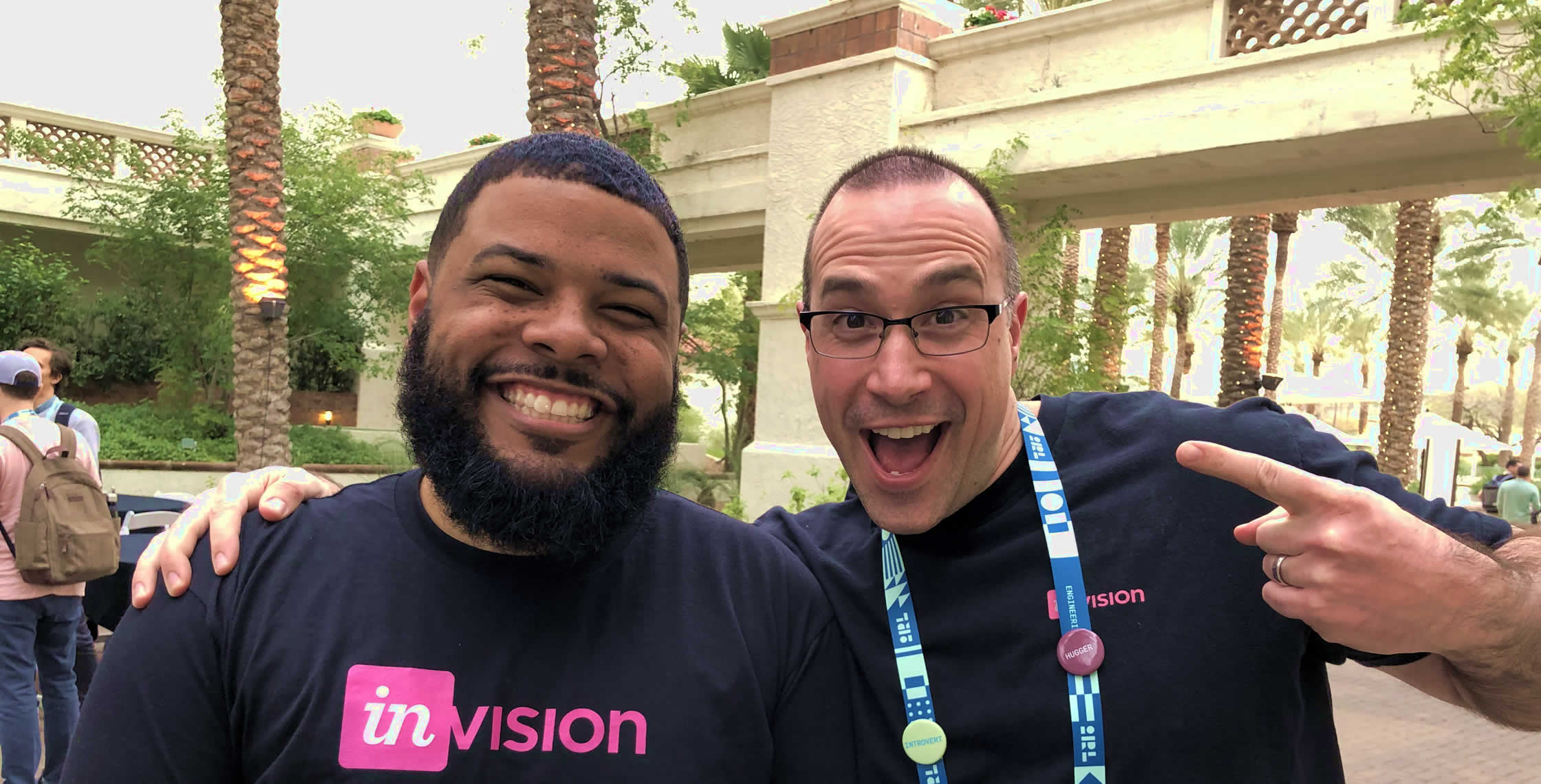 Ben Nadel at InVision In Real Life (IRL) 2019 (Phoenix, AZ) with: Kenny Bundy