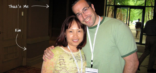 Ben Nadel at CFUNITED 2009 (Lansdowne, VA) with: Kim