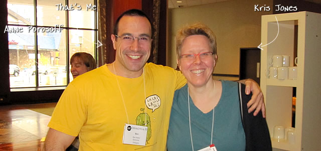 Ben Nadel at cf.Objective() 2010 (Minneapolis, MN) with: Kris Jones and Anne Porosoff