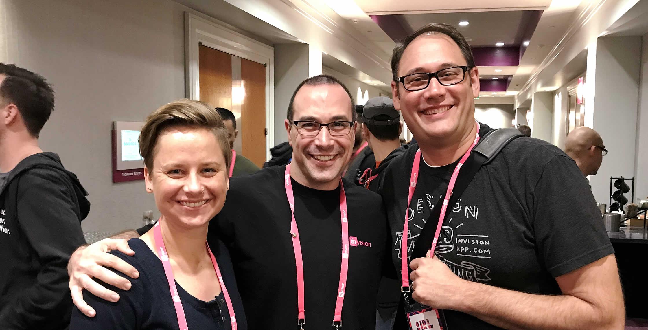 Ben Nadel at InVision In Real Life (IRL) 2018 (Hollywood, CA) with: Kristina Kemmer and Bryan Stanley