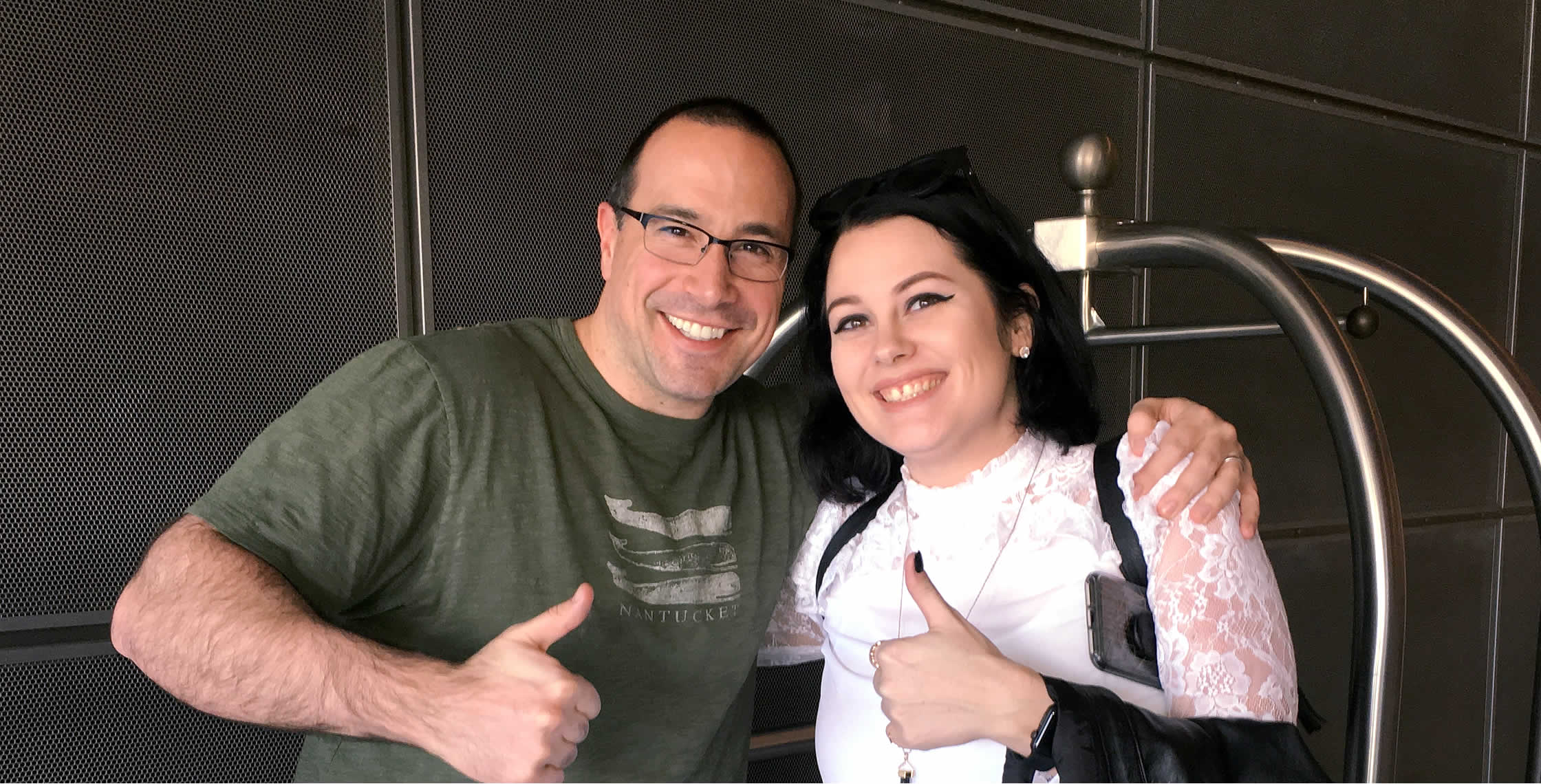 Ben Nadel at InVision In Real Life (IRL) 2018 (Hollywood, CA) with: Lindsey Redinger