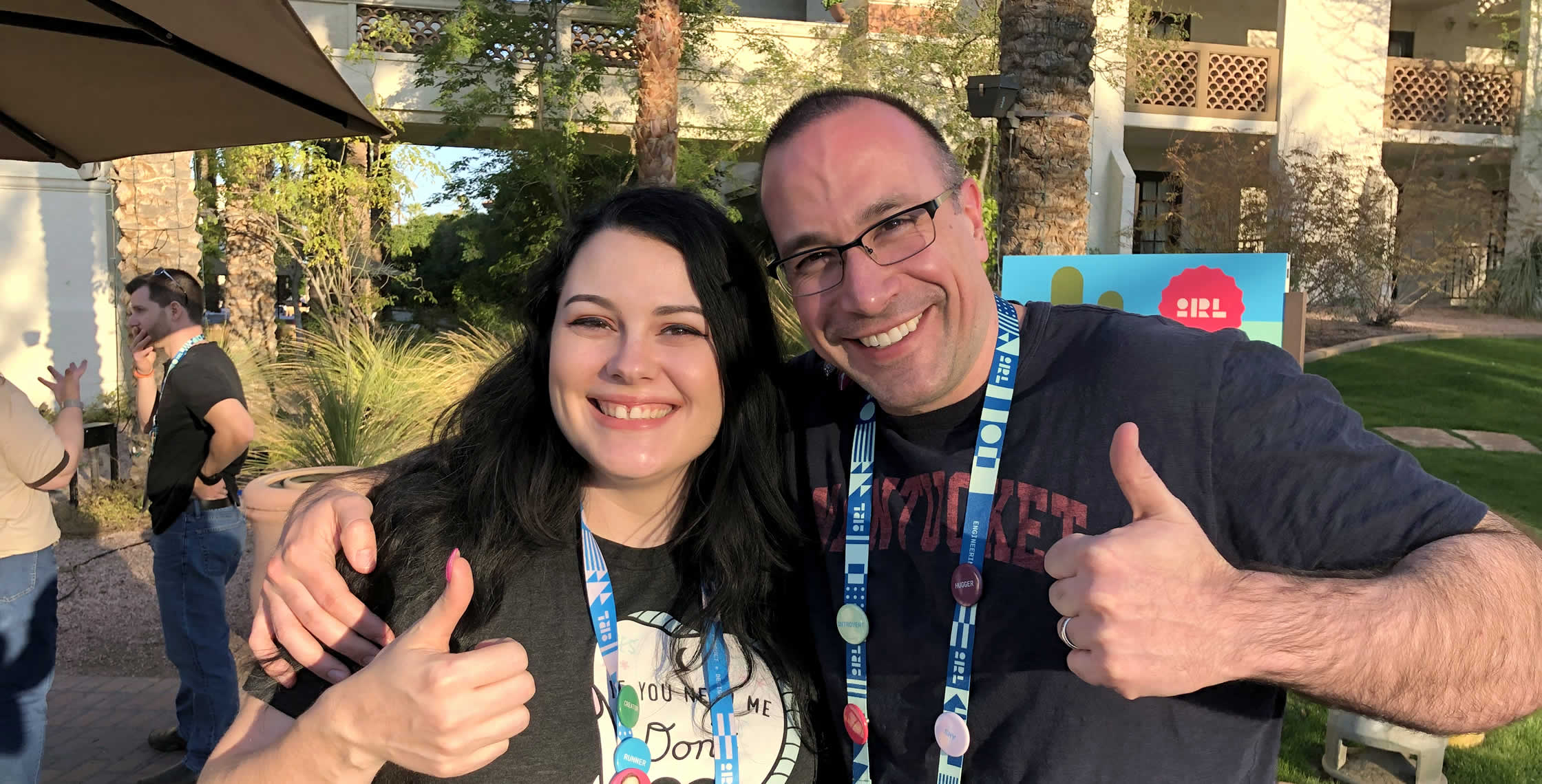Ben Nadel at InVision In Real Life (IRL) 2019 (Phoenix, AZ) with: Lindsey Redinger